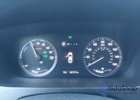 2017 Hyundai Sonata Hybrid Se from USA, damaged, VIN KMHE24L10HA055674